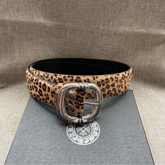 Chrome Hearts Other - Chrome Hearts Leopard Haircalf Belt